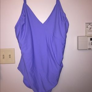 Periwinkle maternity swimsuit XL